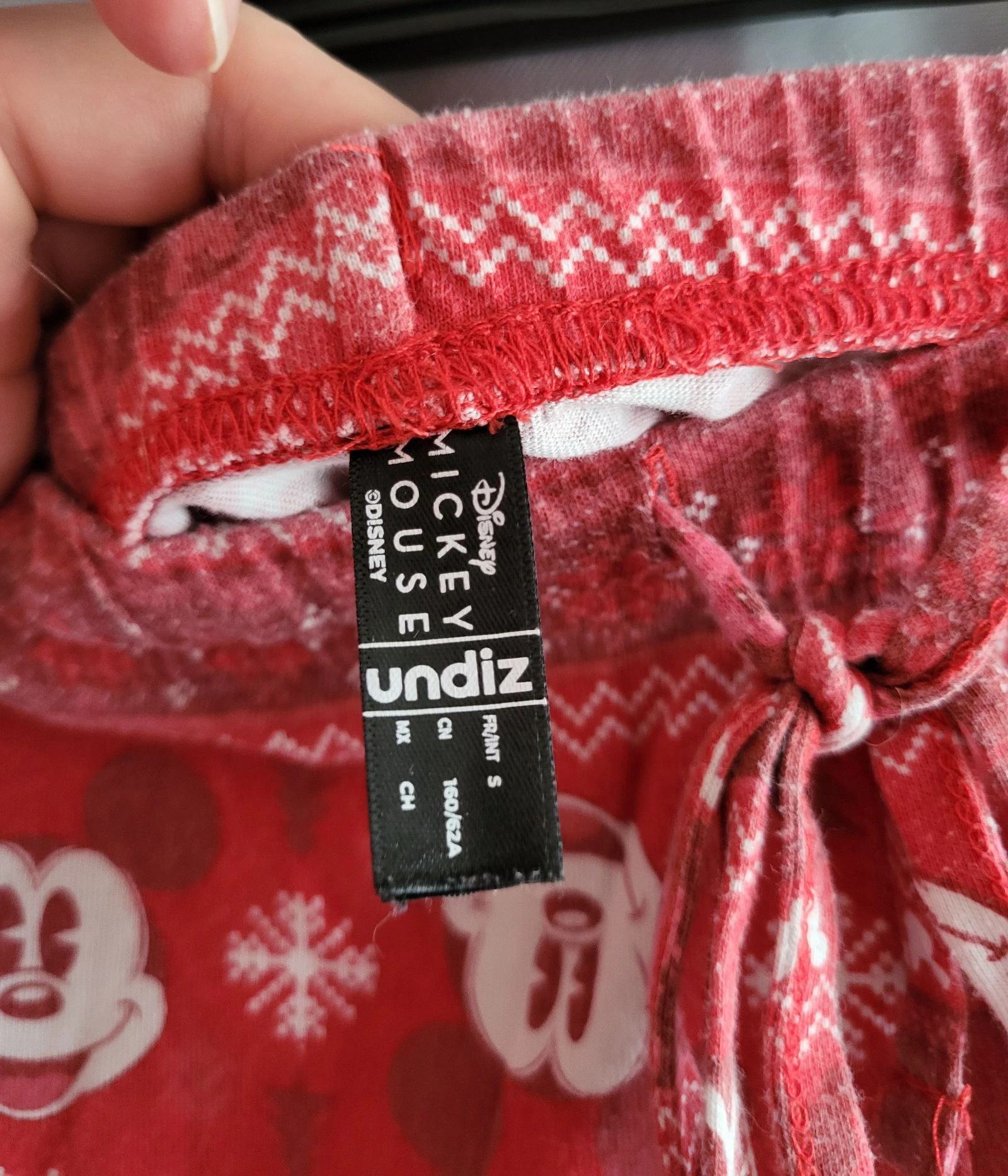 Bas de pyjama rouge undiz – photo 4